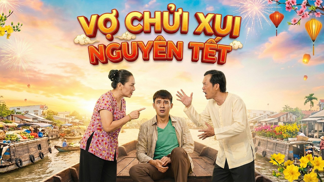 VỢ CHỬI XUI NGUYÊN TẾT - Hài Tết 2026 🧨 Hài Tết Hoài Linh, Lương Thế Thành - Phim Hài Tết Việt Nam