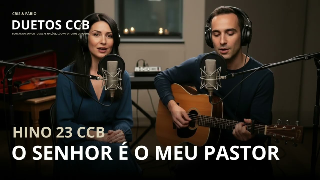 HINO 23 - O Senhor é o Meu Pastor - Cris e Fábio Duetos CCB