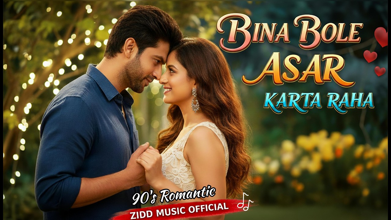 Bina Bole Asar Karta Raha |  New Trending Romantic Hindi Song l Bollywood 90s Feel | New Love Song