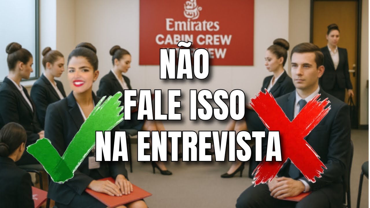 O que NUNCA fazer no PROCESSO SELETIVO DA EMIRATES