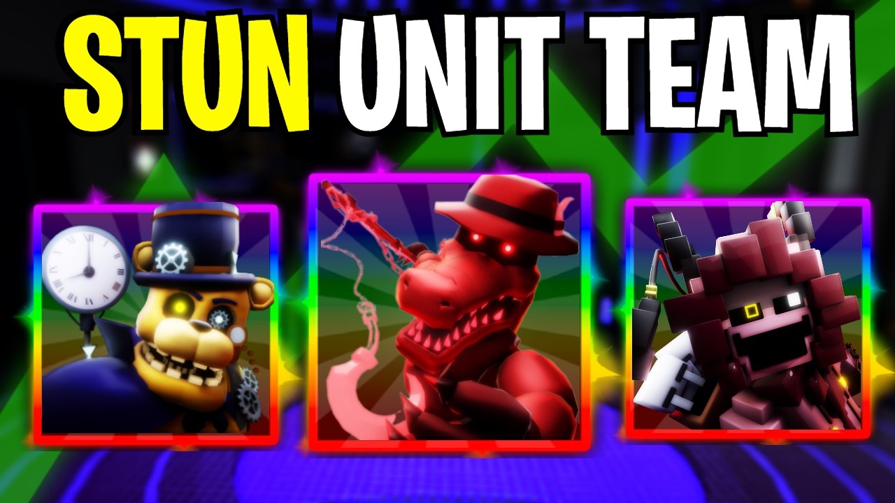I BUILT THE ULTIMATE STUN TEAM In Five Nights TD 2.. (CRAZY)