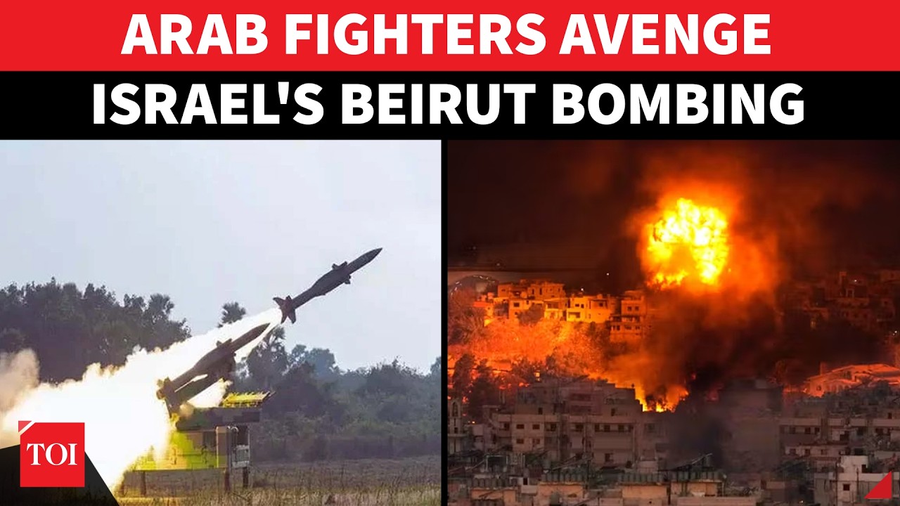 Hezbollah&rsquo;s &lsquo;Brutal Lesson&rsquo; To IDF; Rockets Barrage Pounds Israel After Beirut Bombing | Watch
