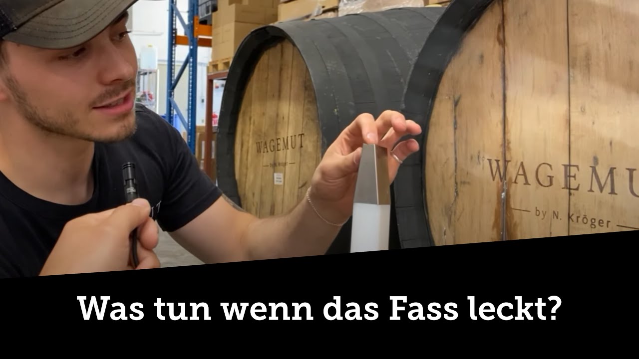 Schaden am Fass: Kleine Leckagen reparieren und das Fass abdichten