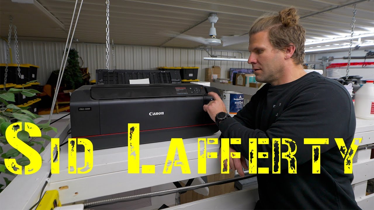 336. Печать открыток с помощью принтера Canon Pro-1000.