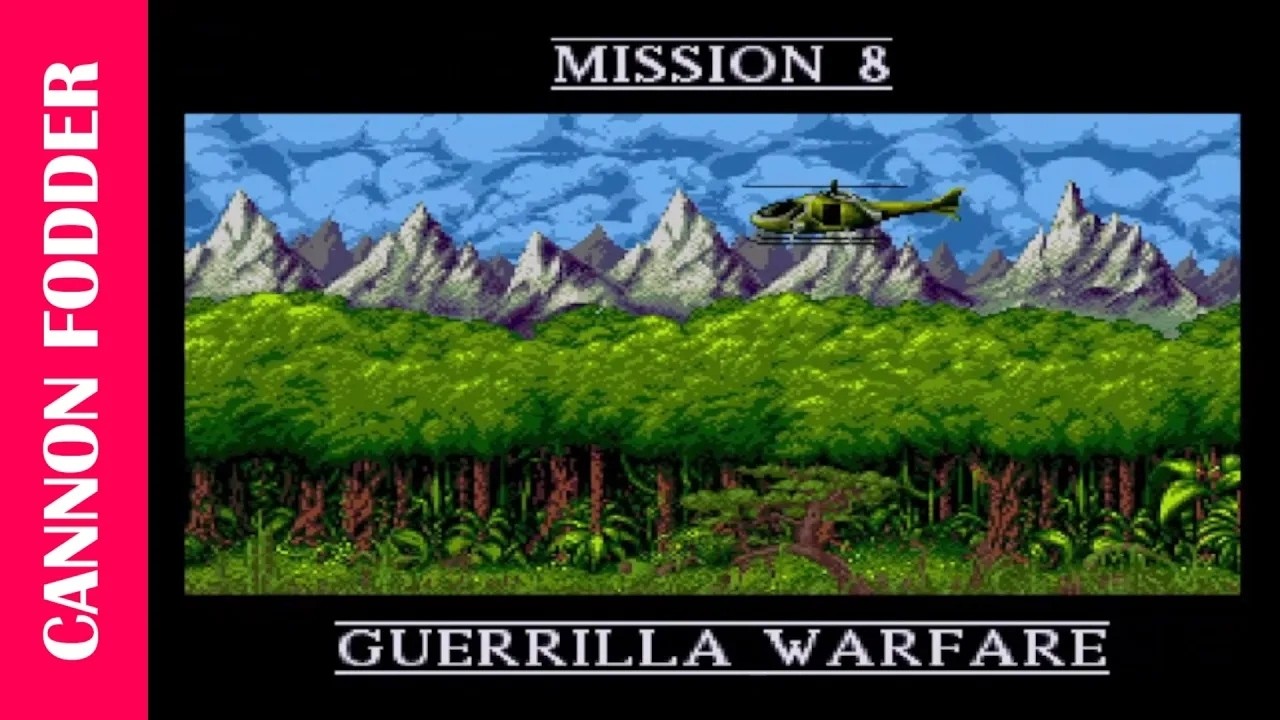 Amiga 500 Canon Fodder - Mission 8 ,#cannonfodder   , #amiga500, #gameplay