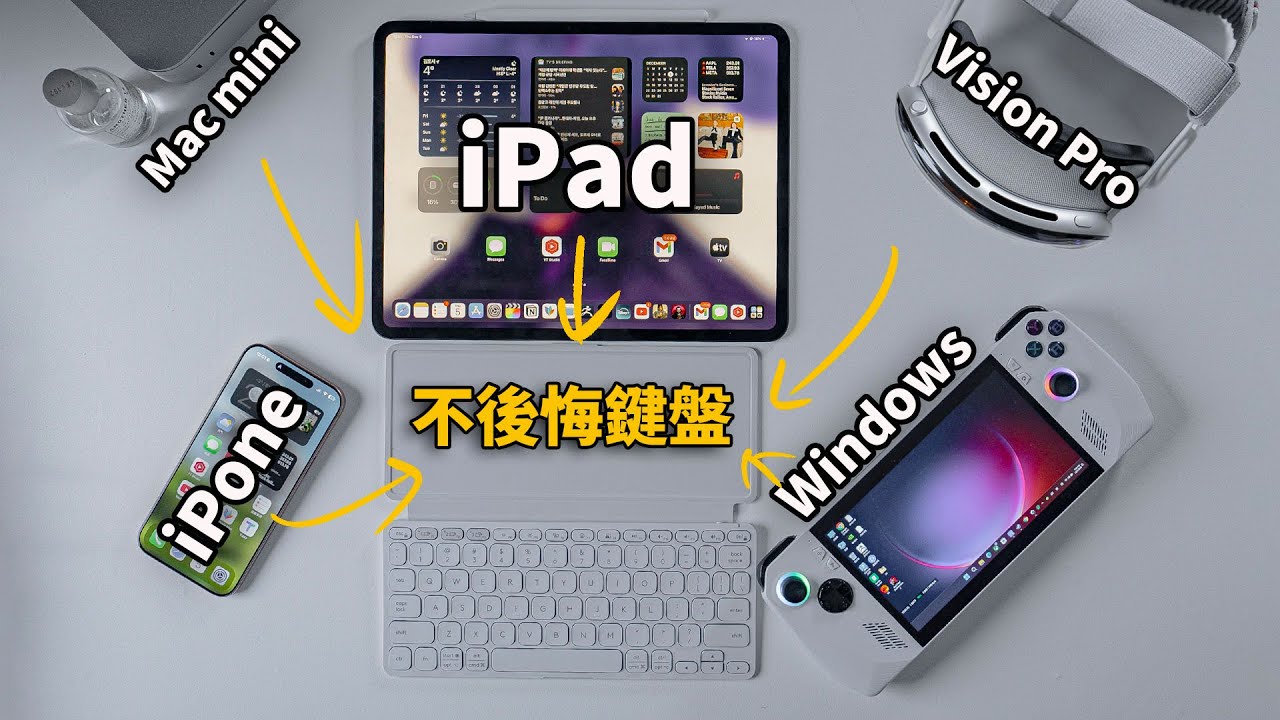 真實使用3個月後，終於發現超完美iPad Mac Windows Vision Pro iPhone 鍵盤！feat. 羅技Keys To Go 2｜大耳朵TV