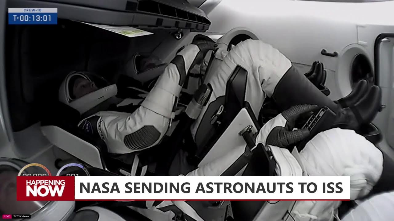 NASA SENDING ASTRONAUTS TO ISS