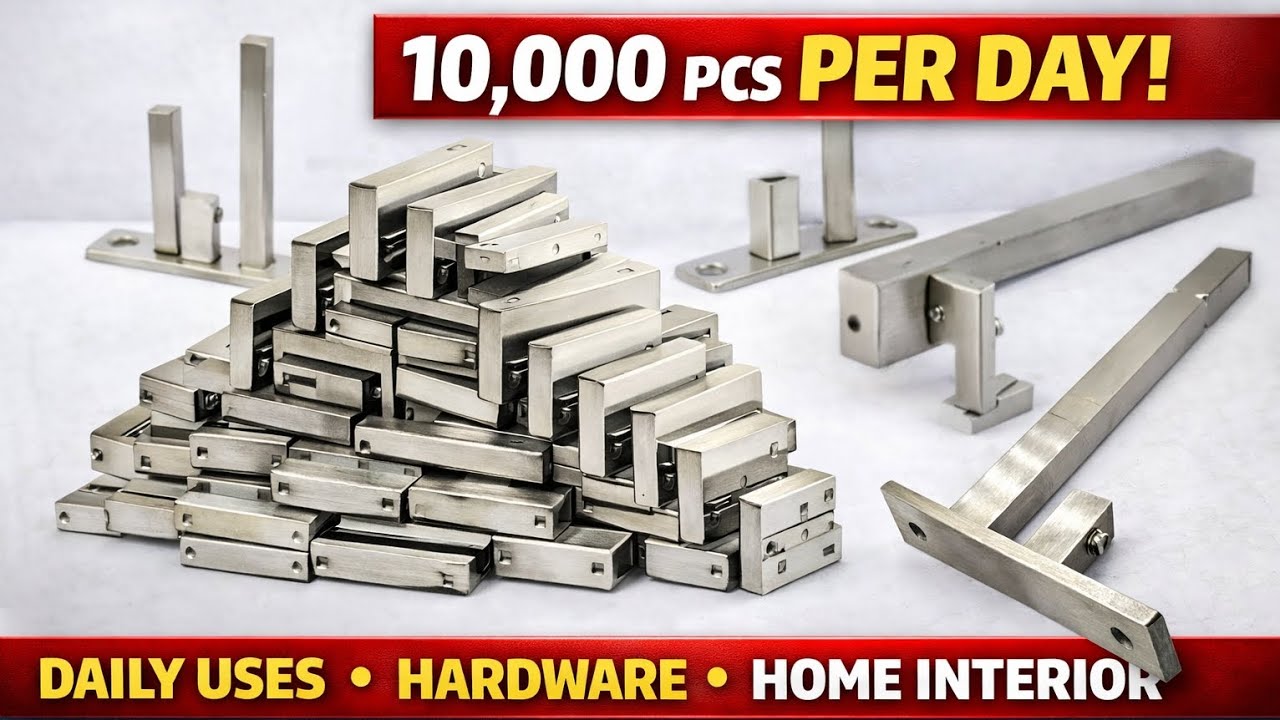 10000+ F Brackets Per Day Production | Full Factory Tour#ManufacturingIndustry#Engineering