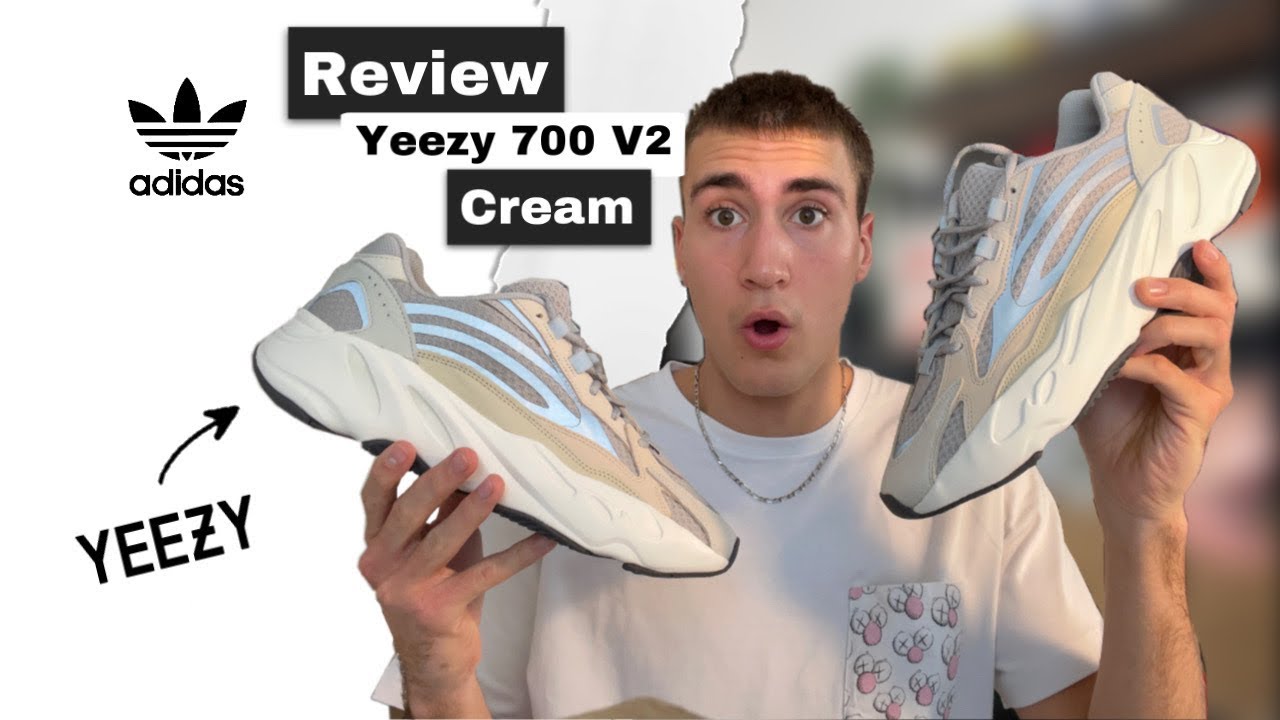 REVIEW ET UNBOXING DES YEEZY 700 V2 CREAM ( ON-FEET ) FR