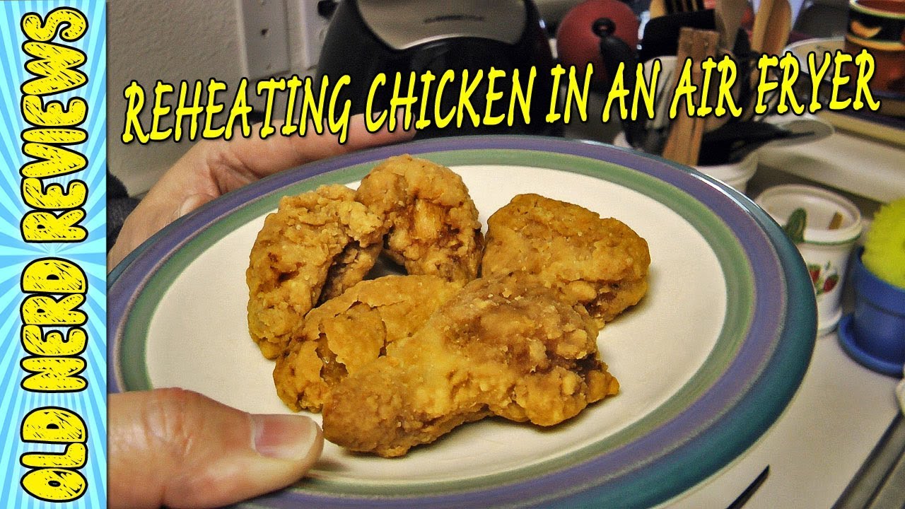How To Reheat Chicken Wings In An Air Fryer | Air Fryer Cooking 🐔🍗