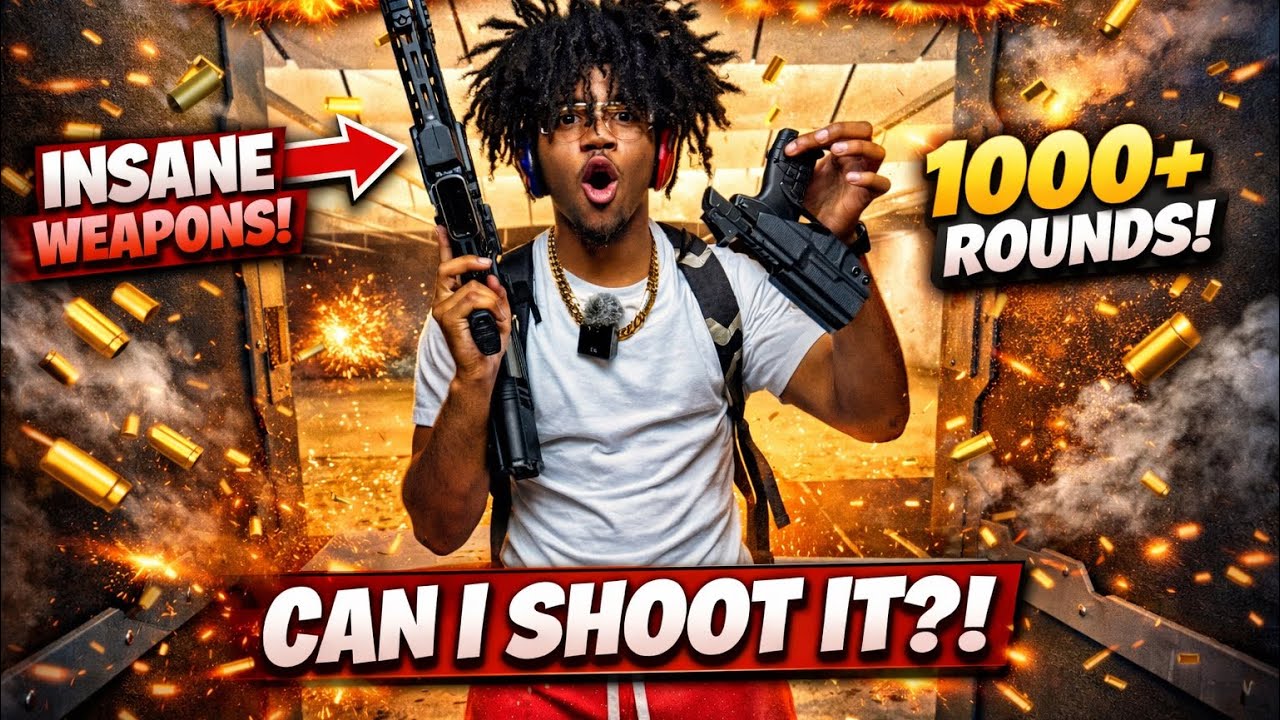 P GOES TO THE GUN RANGE!!!🤯🔫