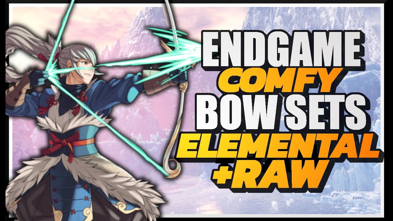 ENDGAME ICEBORNE BOW BUILDS | MHW - ICEBORNE - ELEMENTAL AND RAW BOW BUILDS + COMFORT