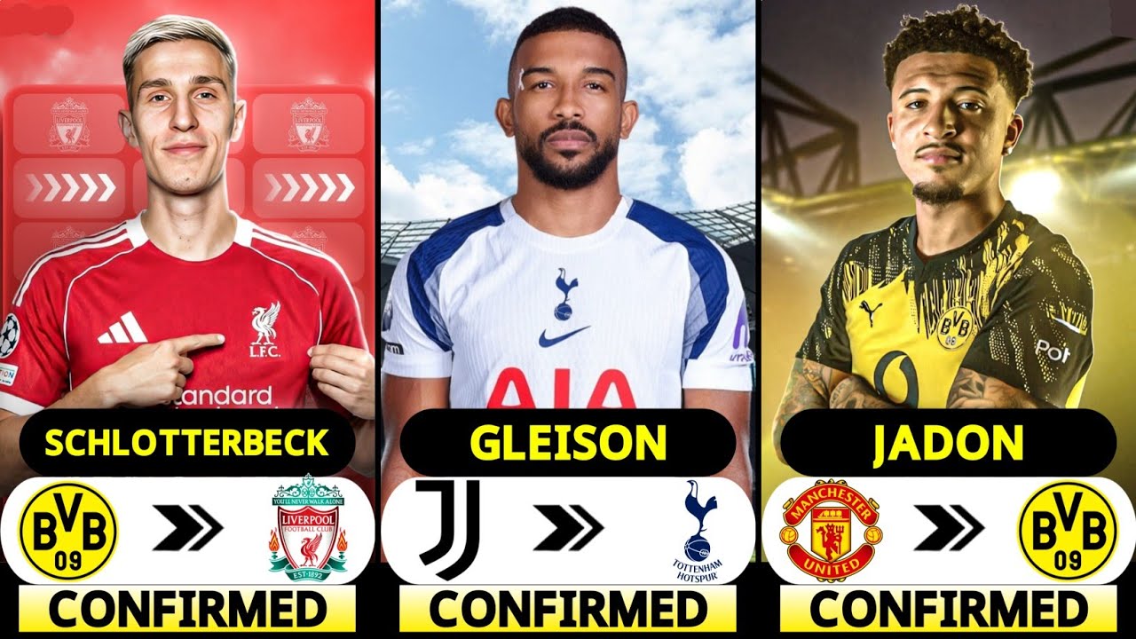 🚨LATEST CONFIRMED TRANSFER NEWS AND RUMOURS - SUMMER 2026 !🔥✅ SCHLOTTERBECK, GLEISON, JADON