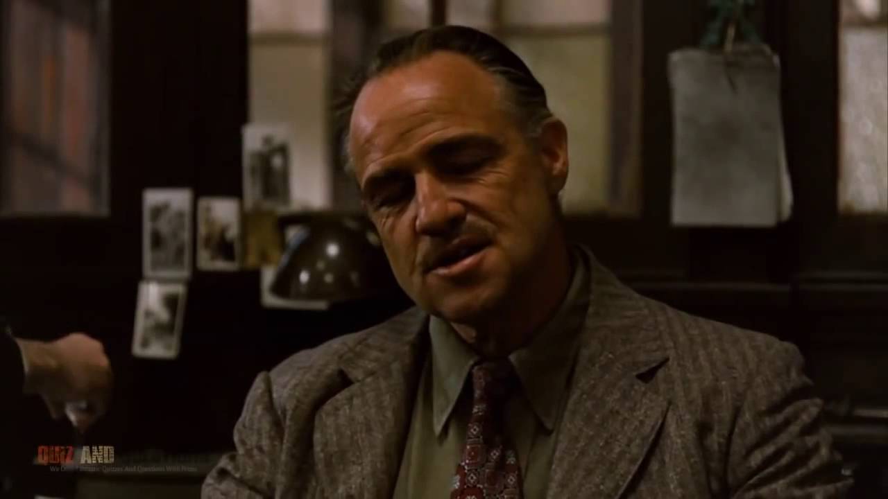 Don Corleone showing his negotiation skills