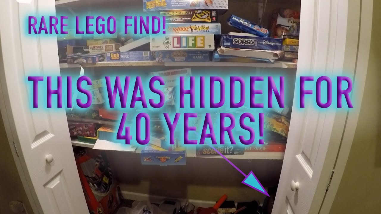 PRIVATE GARAGE SALE PICKS, RARE LEGO FIND! TOYS HIDDEN IN THE BASEMENT FOR YEARS! 