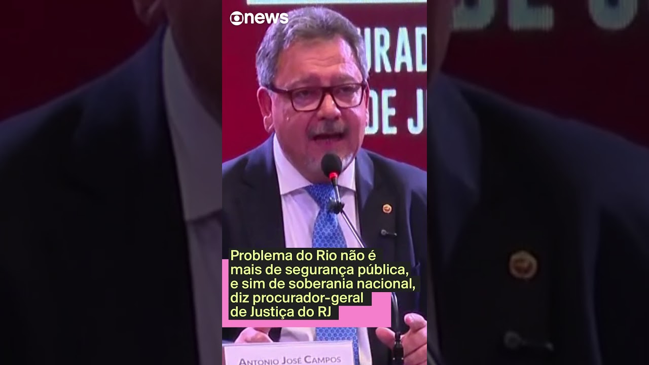 Problema do Rio não é mais de segurança pública, e sim de soberania nacional, diz procurador-geral