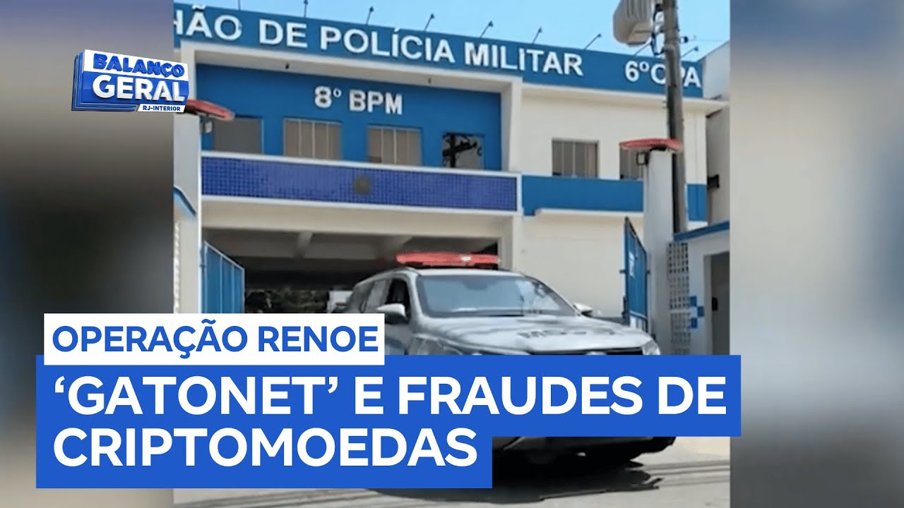 Pol&iacute;cia desmonta central de &lsquo;gatonet&rsquo; e fraudes de criptomoedas em Campos (RJ)
