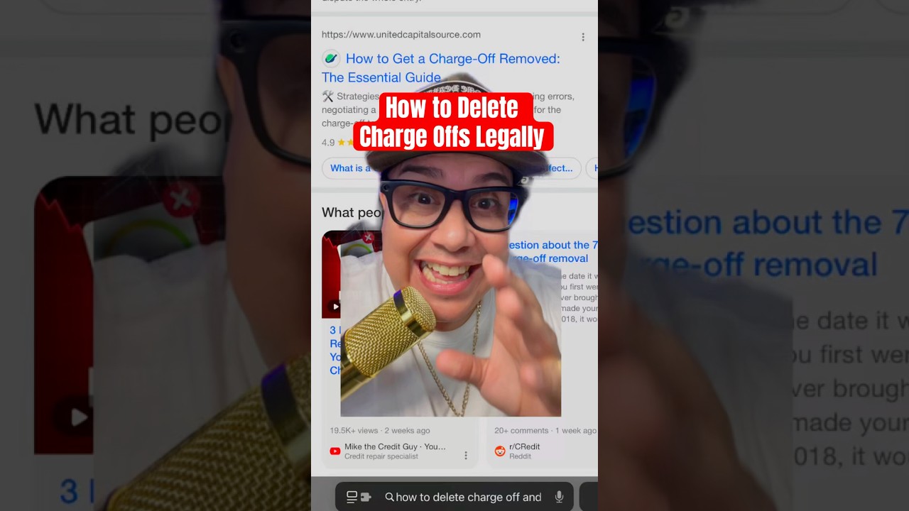 How to Delete Charge Offs Legally #shorts #credit #creditscore #creditscore #money #finance