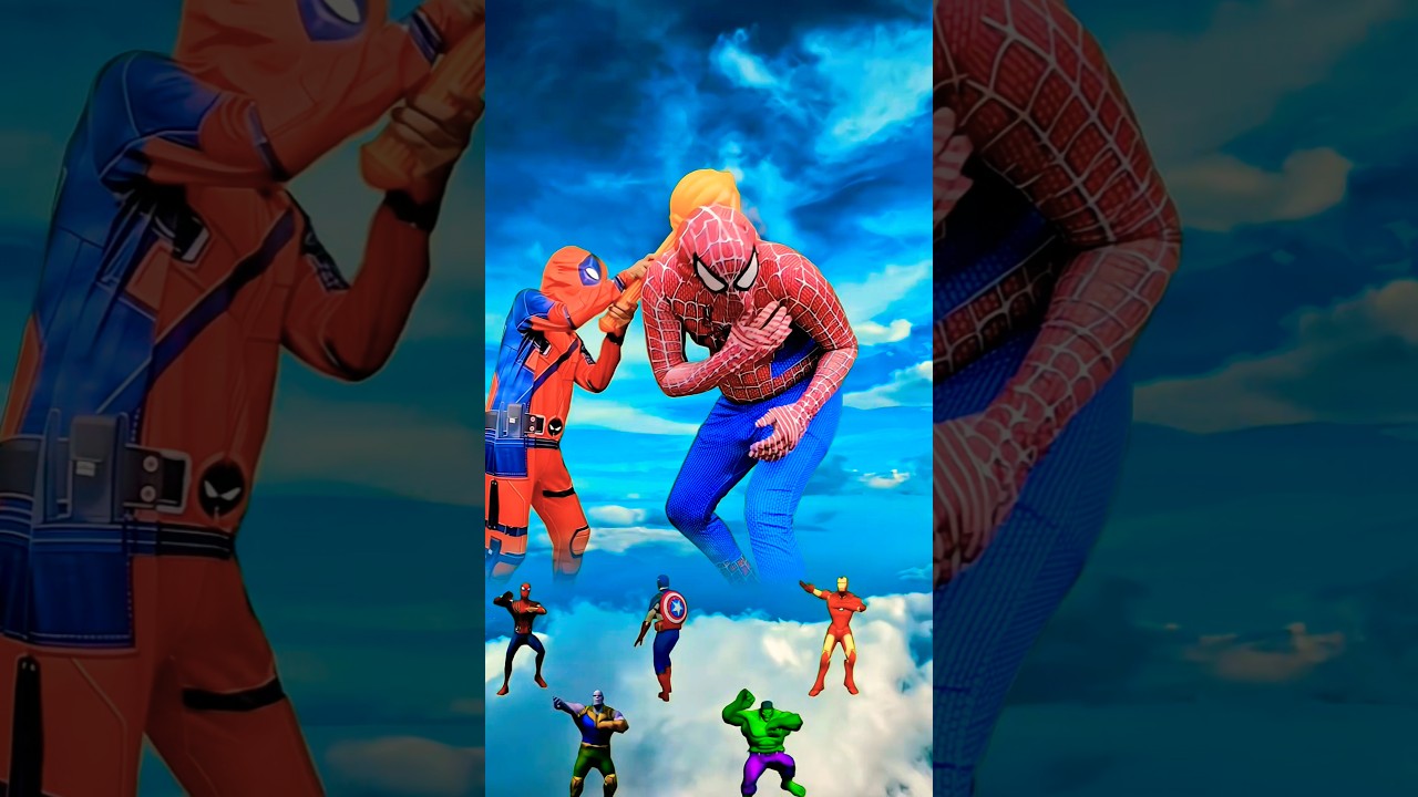 immediate action required from Spider-Man | Deadpool vs Spider-Man #shorts #deadpool #spiderman