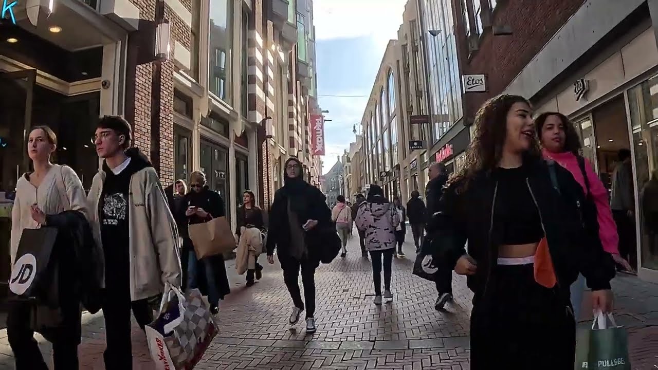 AMSTERDAM 🇳🇱 Haarlemmerstraat et Nieuwendijk jusqu'au Dam