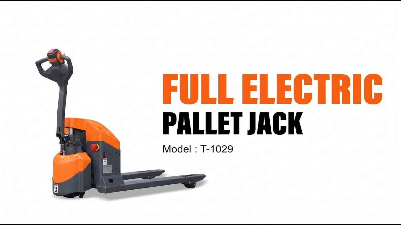 Tory Carrier Full Electric Pallet Jack/Truck 3,300lbs Cap.| Fork Size: 48x27''|Gel Battery| T-1029