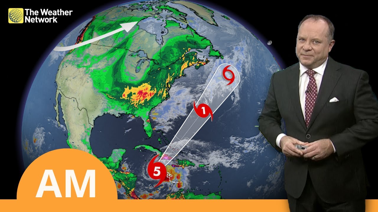 Национальный прогноз погоды в Канаде — 27 октября 2025 г. | #WeatherAM