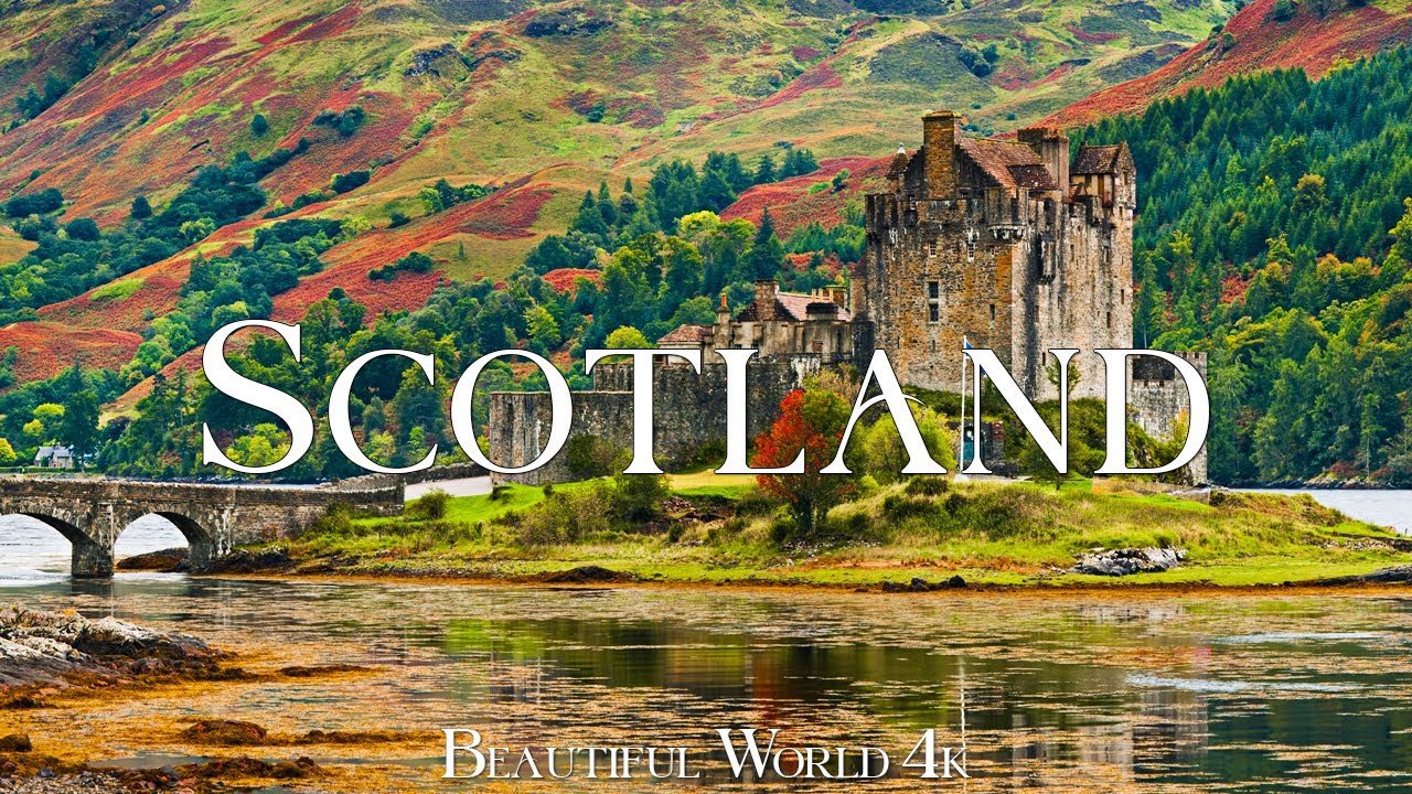 Scotland 4K &ndash; A Highland Symphony of Gold, Mist, and Tranquility &ndash; Peaceful Music