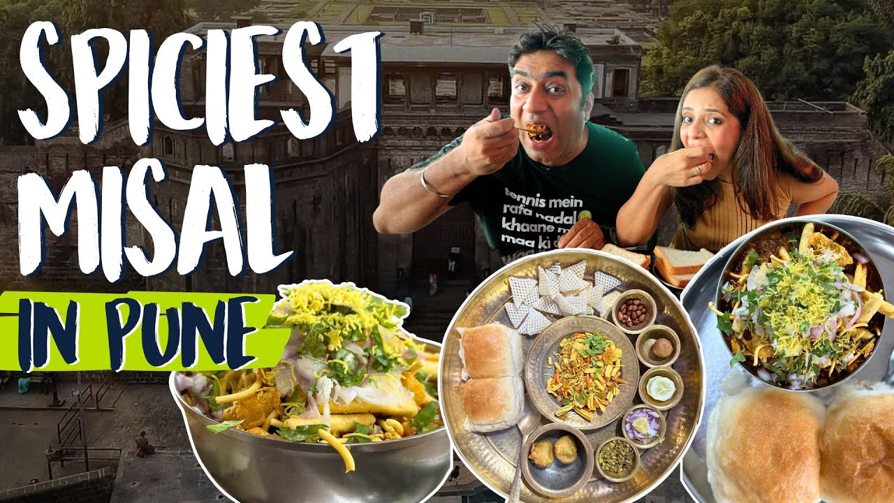 SPICIEST & झणझणीत MISAL in PUNE! 🔥| Ramnath Misal | Katakirr Misal | Street Food