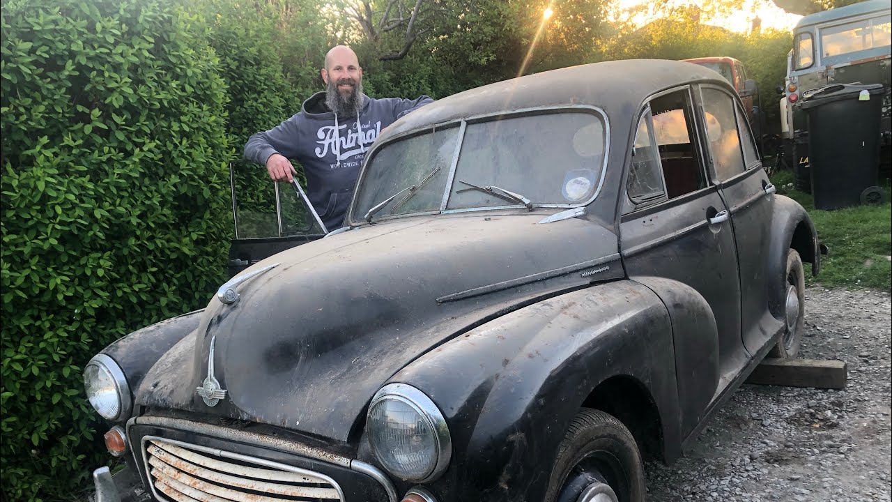 I FOUND MY FIRST CAR AFTER 24 YEARS IN A BARN. MY 1956 MORRIS MINOR