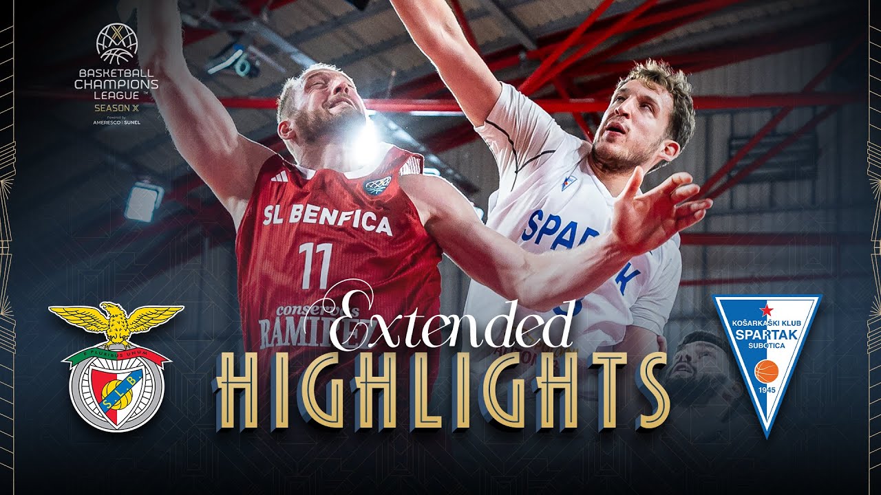 SL Benfica v KK Spartak Office Shoes | Full Game Highlights | #BasketballCL 2025-26