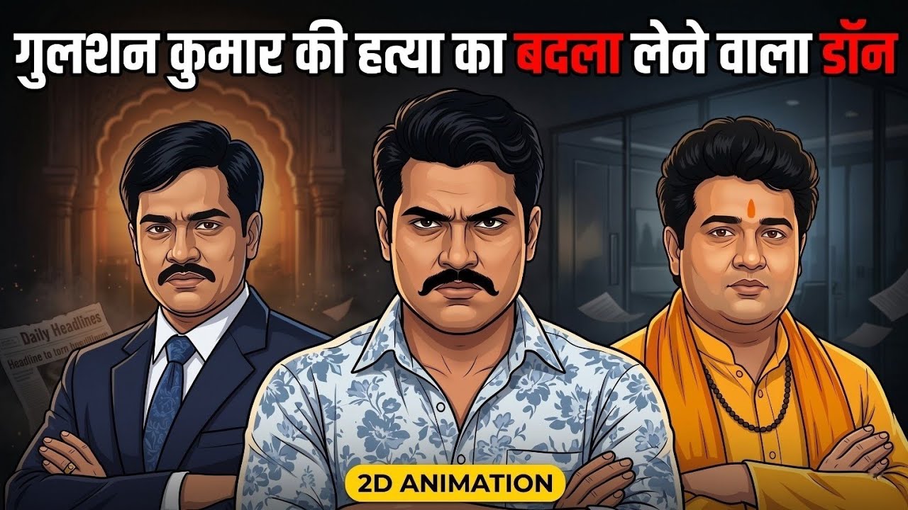 The Don Who Hunted Gulshan Kumar's Killer &mdash; Bablu Srivastava Story | 2D Animation