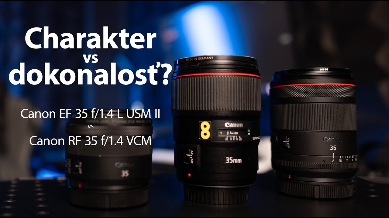 Canon EF 35mm f/1.4 vs RF 35mm f/1.4 – Ktorý objektív má dušu?
