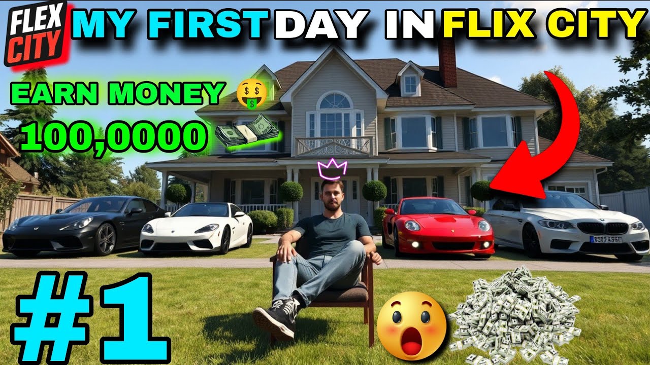 My First Day in Flex City 😍 || I Earned 1000K in 1 Day! 🔥