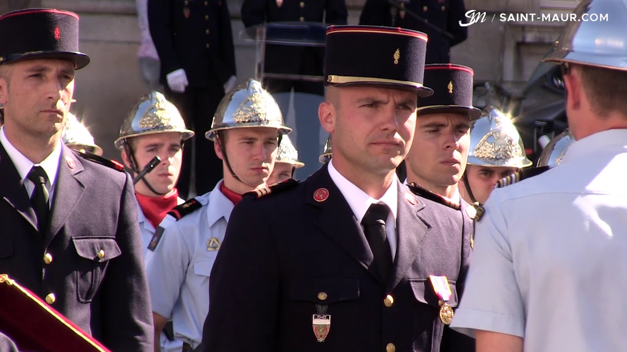 Passation de commandement de la 23ème compagnie de secours de Saint Maur