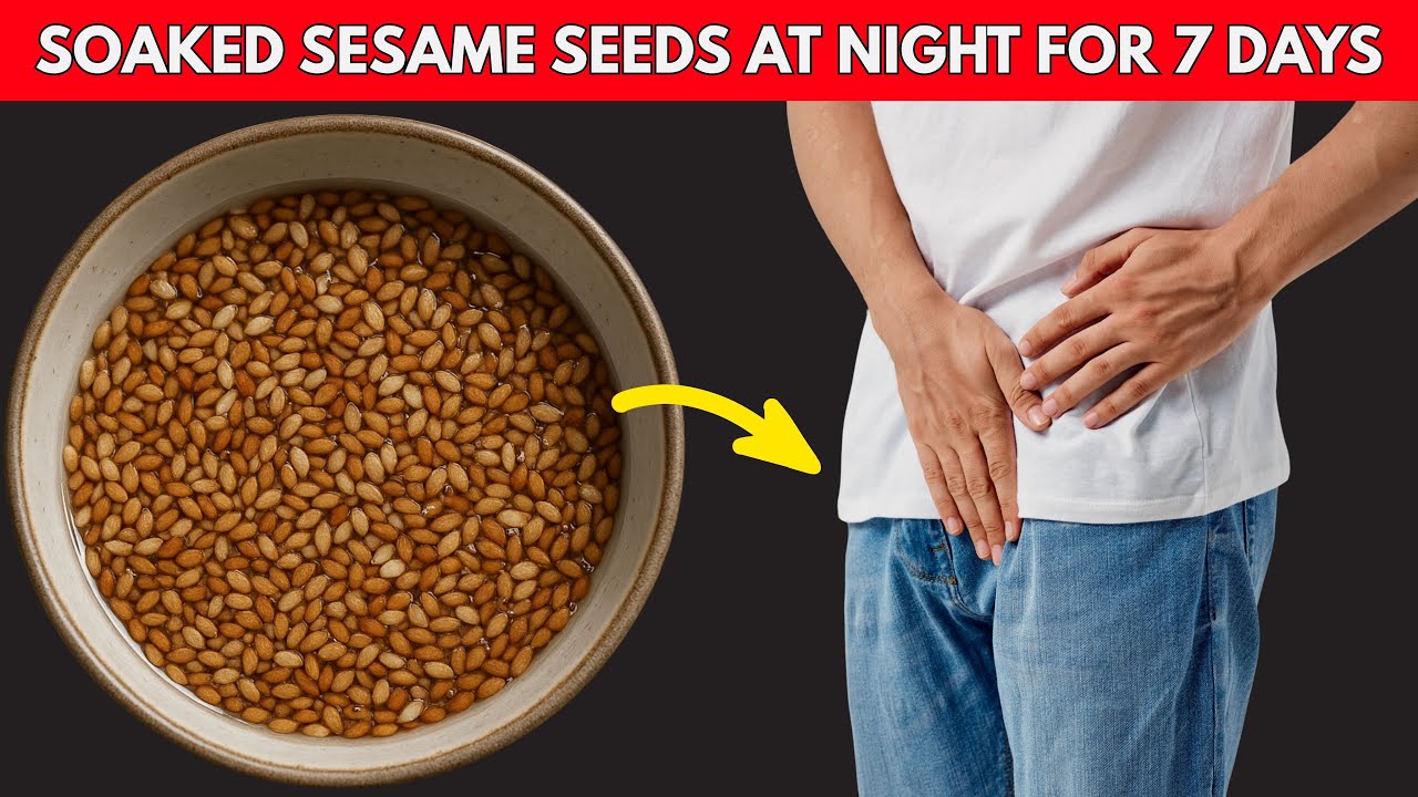 Eat Soaked SESAME Seeds At NIGHT for 7 Days &mdash; Shockingly Fast Results