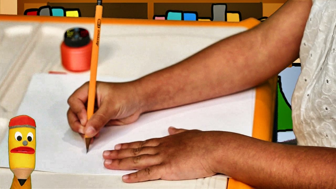 Posición Correcta para Escribir - Aprendemos a escribir con Jack el lápiz escritor