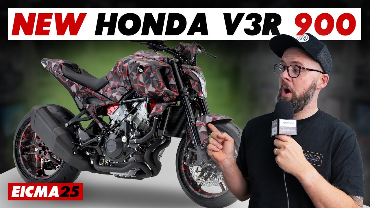 Новый прототип Honda V3R 900 2026 года: все, что вам нужно знать!