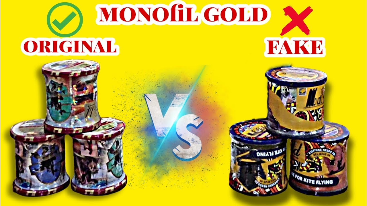 MONAFIL GOLD| ORIGINAL V/S COPY | #Karnal_k_Sample #kiteflying #kitelover #unboxing