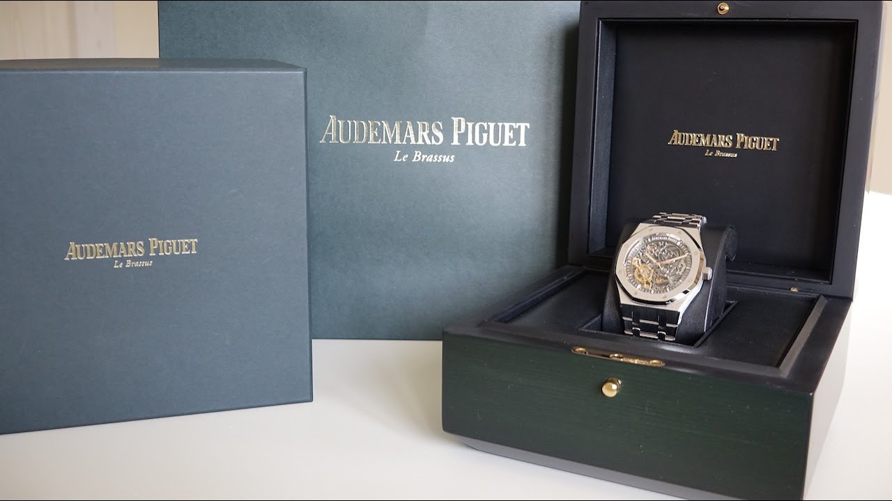 4K Review: Audemars Piguet Royal Oak "Skeleton" Double Balance Wheel Openworked 15407ST Unboxing