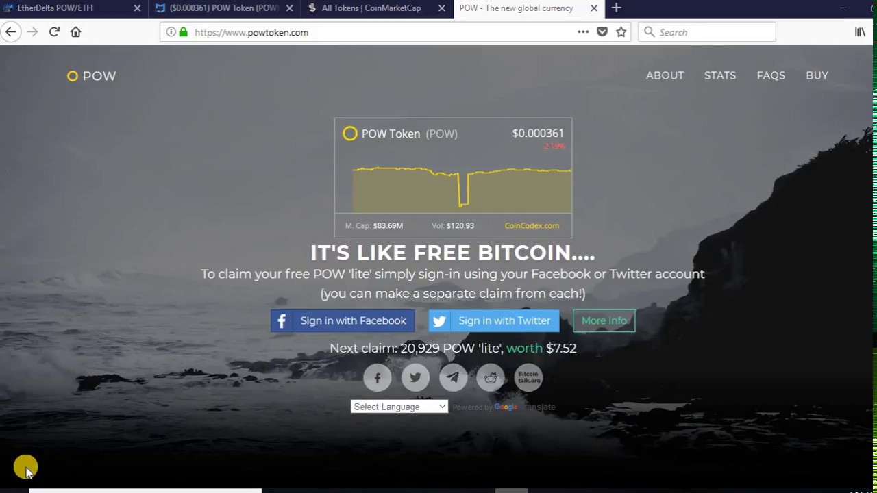 Claim 20000 free tokens ! Ethereum based token worth 8 $ absolutely free.