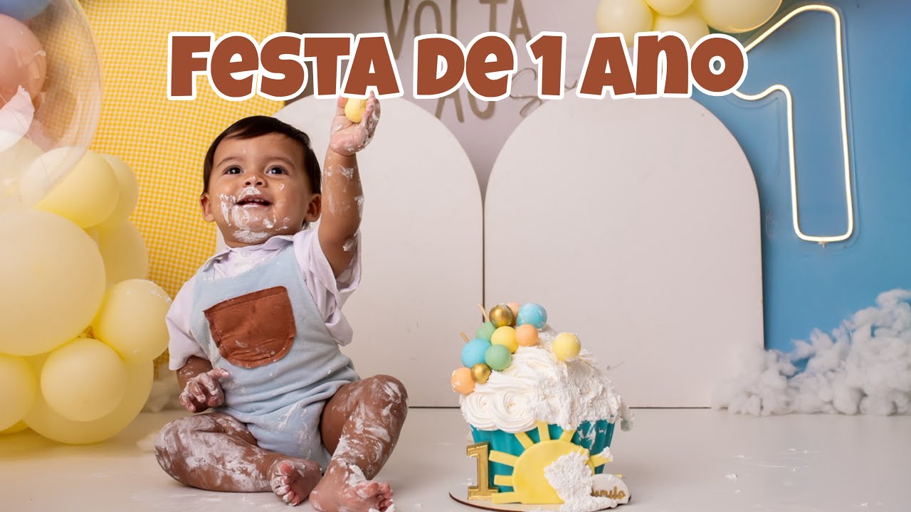 FESTA DE 1 ANO DO MURILO E ABRINDO OS PRESENTES - Vlog