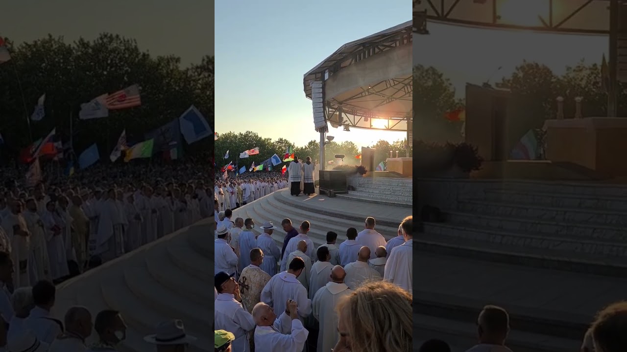 Er&ouml;ffnungsmesse 36. Jugendfestival in Medjugorje