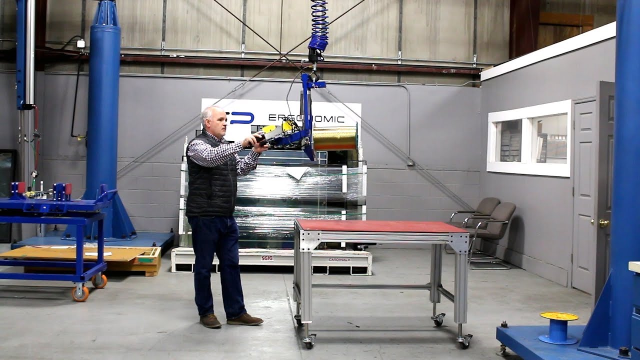 Wire Spool Grip and Pitch Tool for Creel Room