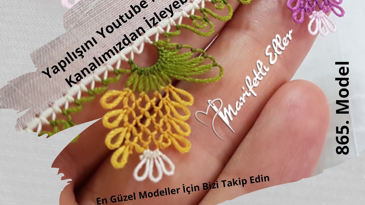 Bu Modeli Görmeden Ben Harika Model Gördüm Demeyin | Harika İğne Oyası Yapımı | 865. Model