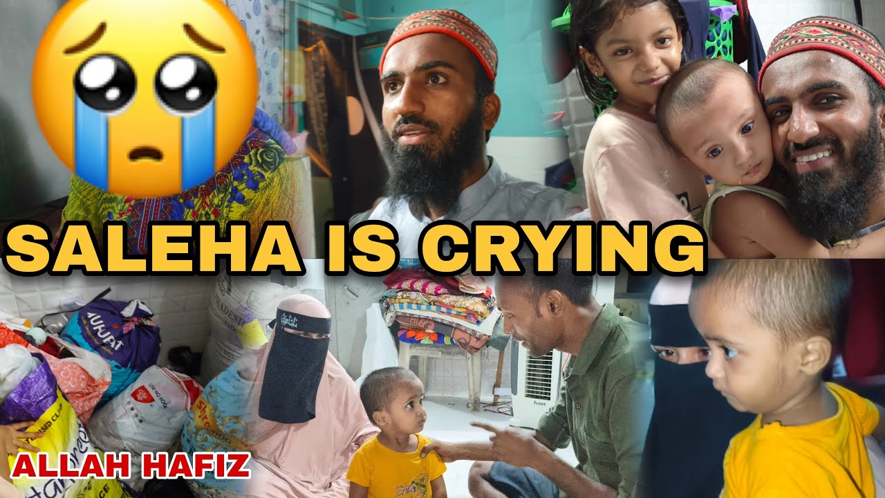 Why! Saleha is Crying 😭 Yasin Shaikh Vlog 📸