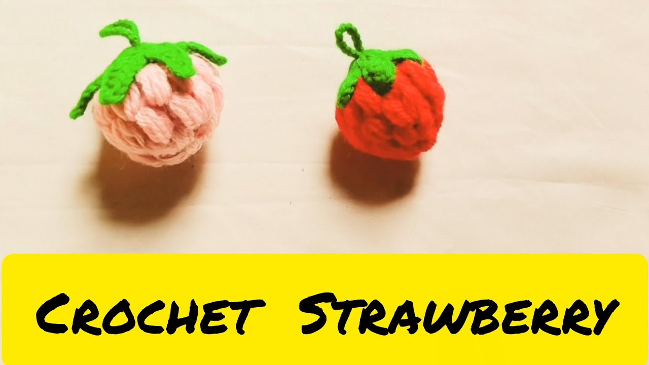 Crochet Strawberry 🍓|Crosia se buniye strawberry|Hindi Tutorial 😊