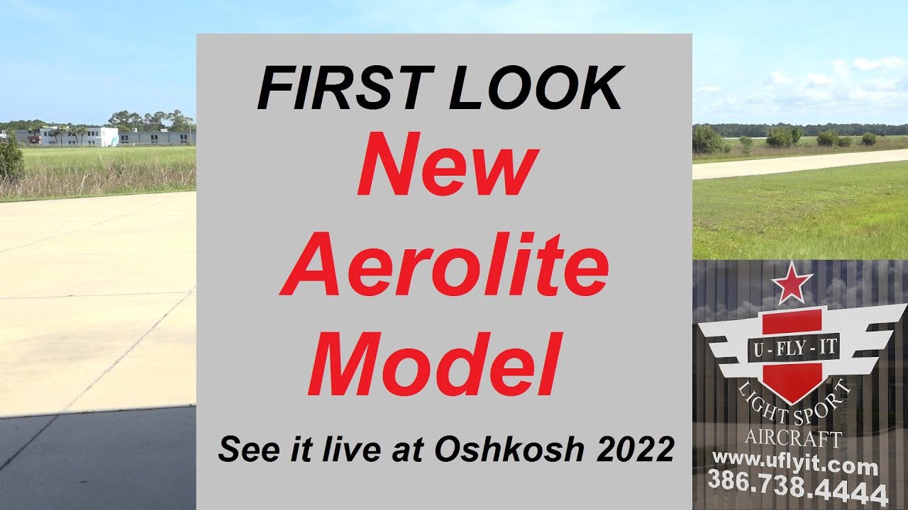 FIRST LOOK - The New Aerolite 102 Experimental Aircraft prototype