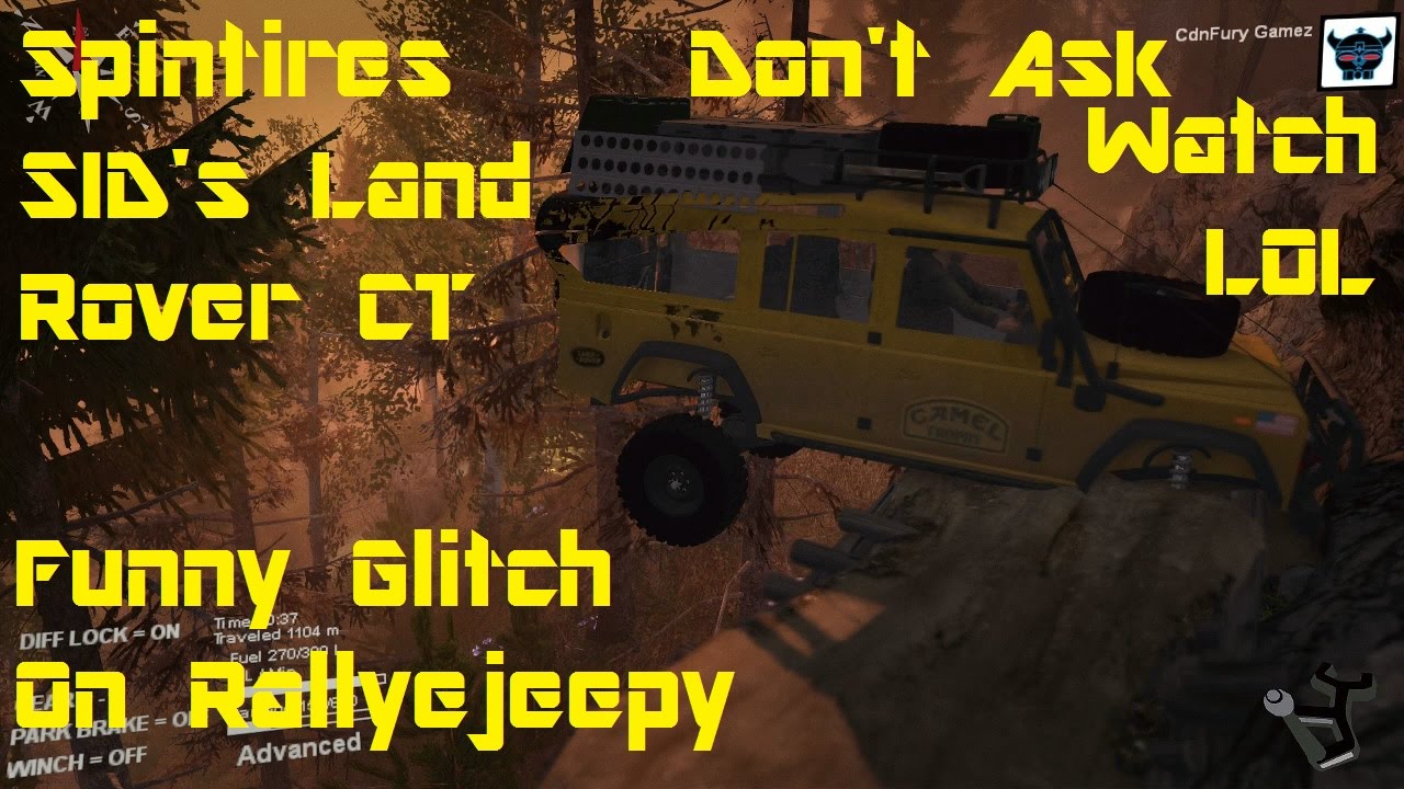 Spintires Funny Glitch On Rallyejeepy (Hardcore Mode)