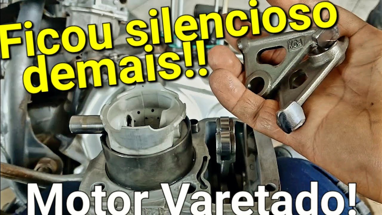 Motor varetado quando esquenta fazia barulho de válvula Troquei essas peças