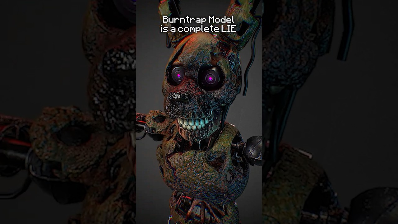 Почему модель Burntraps такая странная в FNAF Security Breach? #fnaf #fivenightsatfreddys #securi...